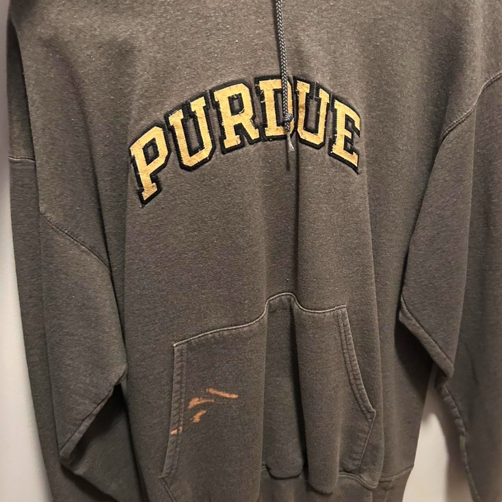 Embroidered purdue hoodie